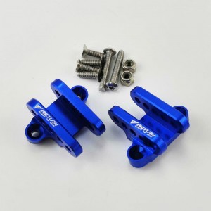 Alloy Front/Rear Lower Shock Mount - Blue for TEAM LOSI LMT 4WD