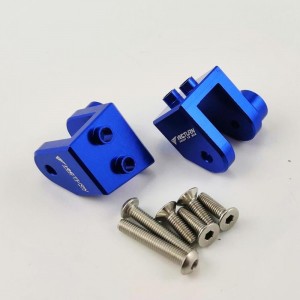 Alloy Front/Rear AXLE Mount set For Suspension Links - Blue for TEAM LOSI LMT 4WD