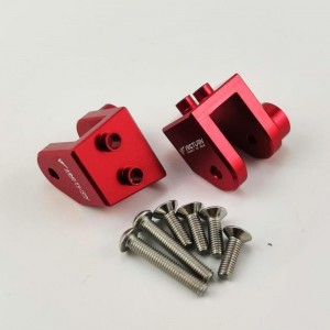 Alloy Front/Rear AXLE Mount set For Suspension Links - Red for TEAM LOSI LMT 4WD