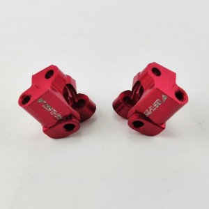 Alloy Spindle Carrier - Red for TEAM LOSI MINI-T 2.0 2WD (Aluminum Front C Hubs) 1pair/set