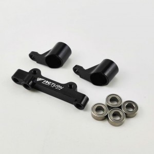 Alloy Steering Bellcrank Set - Black for TEAM LOSI MINI-T 2.0 2WD (Aluminum Steering Assembly)