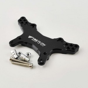 Alloy Front Shock Tower - Black for TEAM LOSI MINI-T 2.0 2WD (Aluminum Front Damper Mount)
