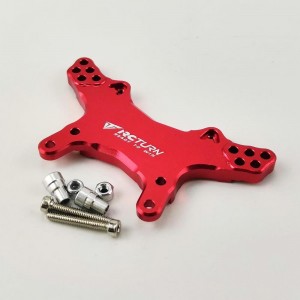 Alloy Front Shock Tower - Red for TEAM LOSI MINI-T 2.0 2WD (Aluminum Front Damper Mount)