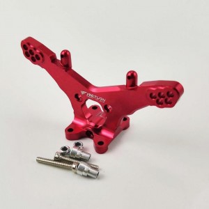 Alloy Rear Shock Tower - Red for TEAM LOSI MINI-T 2.0 2WD (Aluminum Rear Damper Mount)