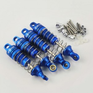 Alloy Front & Rear Spring Dampers - SkyBlue for TEAM LOSI MINI-T 2.0 2WD (60mm - Rear / 50mm - Front)