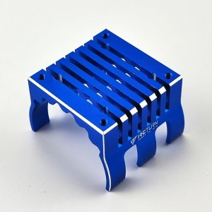 Aluminum Heat Sink for Motor w/ 42mm Diameter for 40x40mm Fans - Blue (compatible to 30x30mm fans mount) Size: 40x45x29.5mm