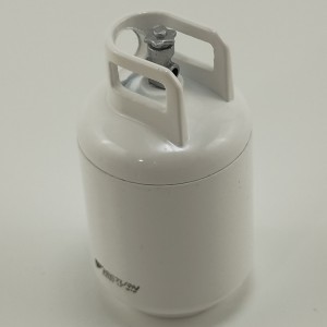 RC Scale Extinguisher for 1/10  Crawler Accessories - White 85g 34x34x64mm