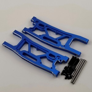 Alloy Rear Suspension Arms for 1/8 Traxxas Sledge Monster Truck - Blue