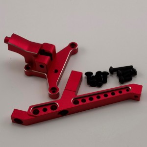 Alloy Front Chassis Brace for 1/8 Traxxas Sledge Monster Truck - Red