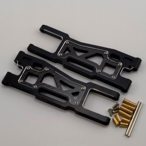 7075 Front Suspension Arms  for 1/8 Traxxas Sledge Monster Truck - Black