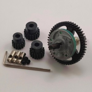 Complete Assembled Hardened Spur Gear with Slipper & Pinion Gear Set (50T/15T/17T/19T)  for Traxxas Slash Rustler 4x4