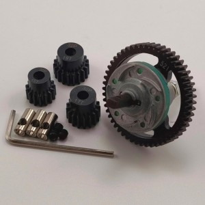 Complete Assembled Hardened Spur Gear with Slipper & Pinion Gear Set (52T/15T/17T/19T)  for Traxxas Slash Rustler 4x4