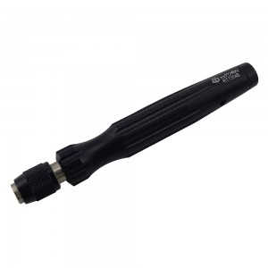Magnetic & Lock Screwdriver Handle for Tips(6.35mm/1/4):  Black 1pc/set