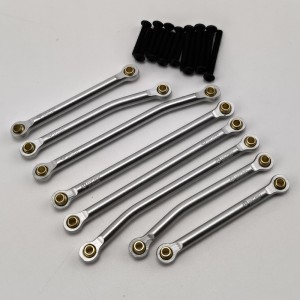 Alloy Suspension Links Set for TRX-4M 1/18th Scale Crawler: Silver