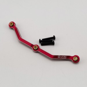 Alloy Steering Link Set for TRX-4M 1/18th Scale Crawler: Red (Aluminum Front Steering Rods)