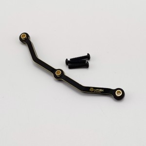 Black Brass Steering Link Set for TRX-4M 1/18th Scale Crawler (Front Steering Rods) 9g/pc
