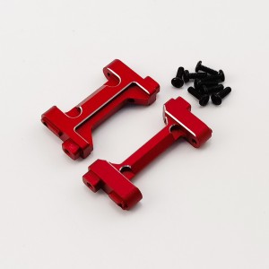 Alloy Front / Rear Chassis Brace for TRX-4M 1/18th Scale Crawler: Red
