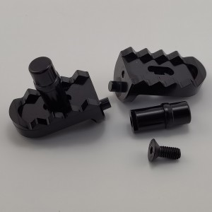 Alloy Footrest / Footpegs Set for Losi Promoto MX 1/4-Scale Motorcycle: Black