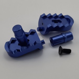 Alloy Footrest / Footpegs Set for Losi Promoto MX 1/4-Scale Motorcycle: Blue