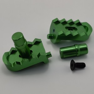Alloy Footrest / Footpegs Set for Losi Promoto MX 1/4-Scale Motorcycle: Green