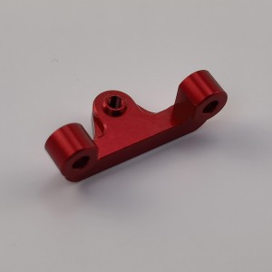 Alloy Steering Mount Set for Losi Promoto MX 1/4-Scale Motorcycle: Red