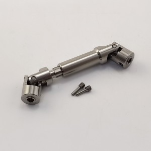 Stainless Steel Front Center Driveshaft CVD Set for Axial UTB18 Capra 1/18 Trail Buggy 65.5mm - 88mm