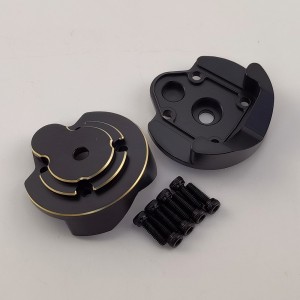 Black Brass Weight Front/Rear Outer Portal Housing for Axial UTB18 Capra 1/18 Trail Buggy 31g/pc 2pcs/set