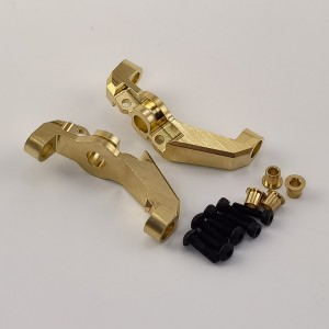 Brass Front C Hub / Spindle Carrier Set for Axial UTB18 Capra 1/18 Trail Buggy (Steering Mount Set / Castor Block) 23.5g/pc 2pcs/set