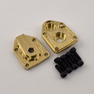 Brass Front/Rear Outer Portal Housing for Axial UTB18 Capra 1/18 Trail Buggy 9.5g/pc 2pcs/set