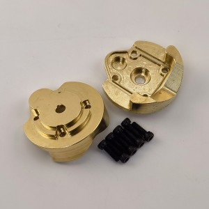 Brass Weight Front/Rear Outer Portal Housing for Axial UTB18 Capra 1/18 Trail Buggy 30.5g/pc 2pcs/set
