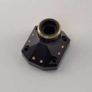 V2 Black Brass Front / Rear Diff Cover / Gearbox Cover for Axial Capra1.9 UTB 56g/pc