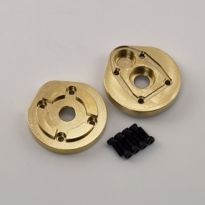 V2 Brass Front/Rear Outer Portal Housing for for Axial Capra1.9 UTB / SCX10 III: A Style 49.5g/pc 2pcs/set