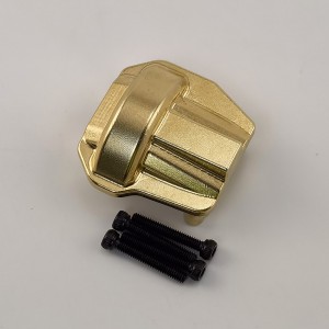 V2 Brass Front / Rear Diff Cover / Gearbox Cover for Axial SCX10 III 38.5g/pc