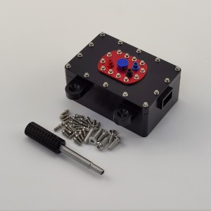 Alloy 1:10 Scale Fuel Cell Receiver Box for 1/8 1/10 RC Rigs Crawler / Capra / RR10 / SCX10 PRO / VS4-10 / TRX4 TRX6 / TF2 / D90 / CC02: Black