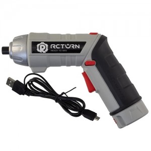 P6 RC Power Tool Electric Mini Screwdriver  3.6v, 1300mAh, 180rpm, 3.5Nm, Lock Chuck 6.35mm Hex, 400g weight, 18650 Battery