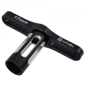 17mm Hex Nuts Wrench - Black | Aluminium 17mm Wheel Nut Wrench Socket