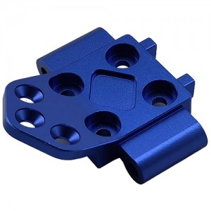 Aluminium Front Lower Bulkhead Set / Suspension Arm Mount for Tamiya BBX (BB-01) Buggy: Blue