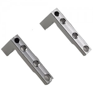 Aluminium Servo Mount / Stays for Tamiya BBX (BB-01) Buggy: Silver