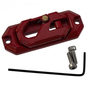 Metal 1/10 RC Crawler Winch Line Fairlead: Red (1/10 1/8 RC Crawler)