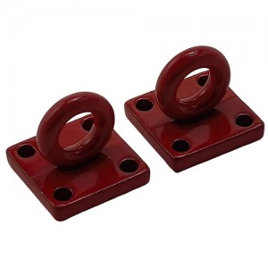 Metal Scale Tow Shackles for 1/10 Crawle: Red 2pcs/set