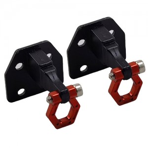 Aluminium Scale Tow Shackles for 1/10 Crawle: Red 2pcs/set