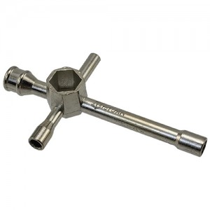 Metric Combo Socket Wrench 1pc Nut5.5/7.0/8.0/10/17mm/Nickel-coated 5 in 1 Cross Wrench