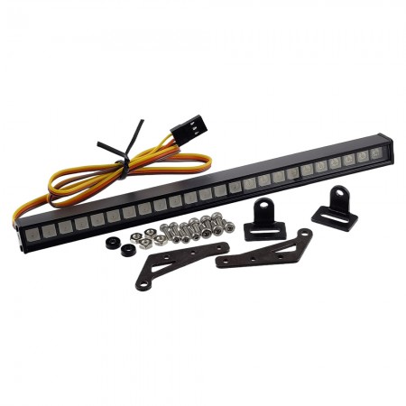 Colorful LED Light Bar - 24 Leads 5V-8.4V, 20 Mode of Lighting 155x12x12mm CH3 Channel Switch Colorful LED Light Bar - 24 Leads 5V-8.4V, 20 Mode of Lighting 155x12x12mm CH3 Channel Switch